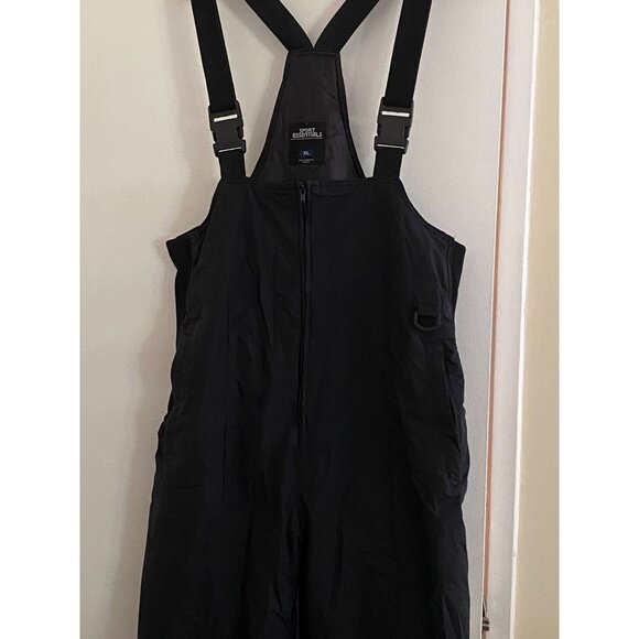 Sport Essentials Other - Sport Essentials Black XL Snow Bib Overalls Adjustable Straps & Zippered Pockets